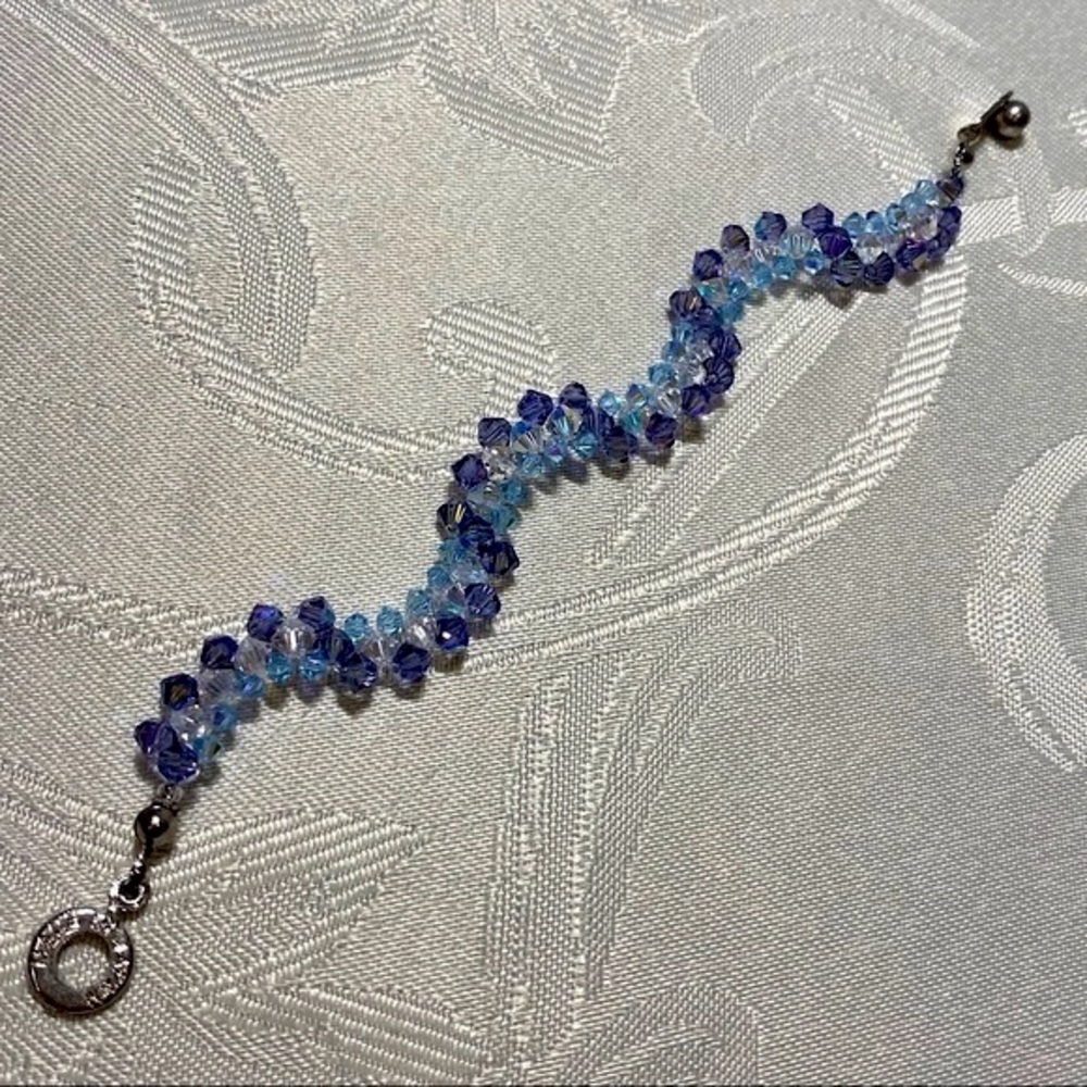 Swarovski Crystal Wave Blue Bracelet